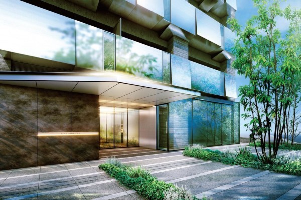 渋谷区桜丘町、マンションの完成予想図(外観)画像です