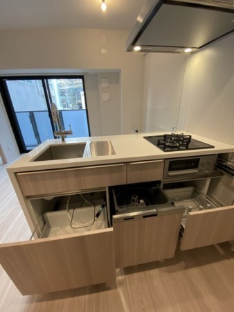 渋谷区桜丘町、マンションのキッチン画像です