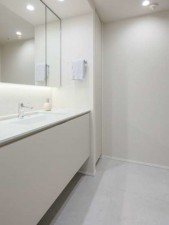 渋谷区渋谷、マンションの洗面画像です