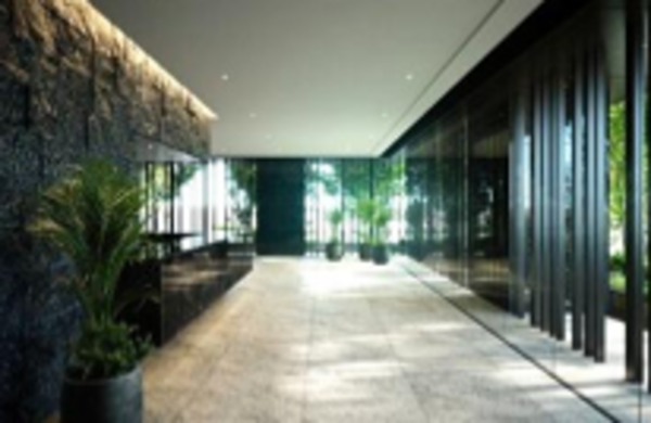 渋谷区渋谷、マンションのエントランス画像です