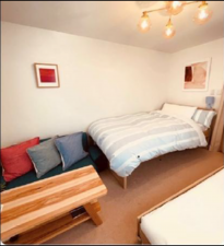 渋谷区神山町、マンションの居間画像です