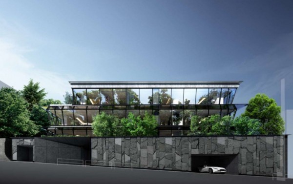 渋谷区南平台町、マンションの外観画像です