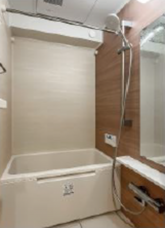 渋谷区猿楽町、マンションの風呂画像です