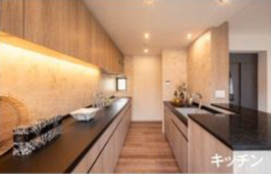 渋谷区鉢山町、マンションのキッチン画像です