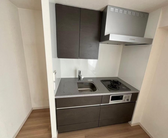 渋谷区松濤、マンションのキッチン画像です