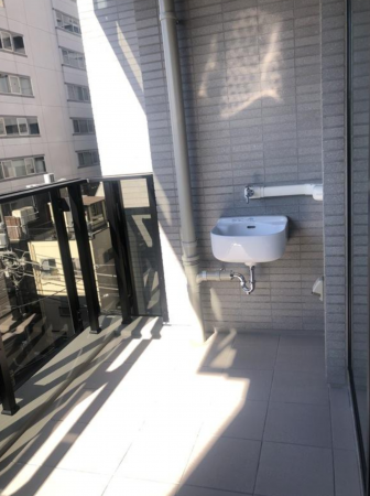 渋谷区南平台町、マンションのバルコニー画像です