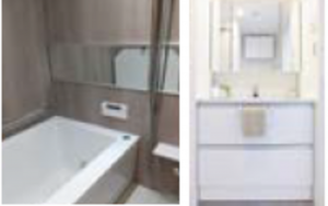 渋谷区松濤、マンションの風呂画像です