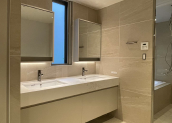 渋谷区南平台町、マンションの洗面画像です