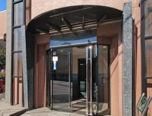 目黒区大橋、マンションのエントランス画像です