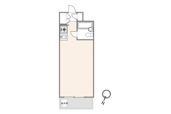 渋谷区東、マンションの間取り画像です