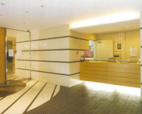 渋谷区円山町、マンションのエントランス画像です