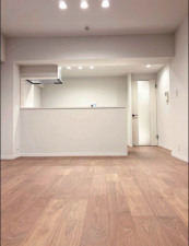 目黒区大橋、マンションの居間画像です