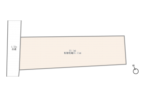 世田谷区、土地の間取り画像です