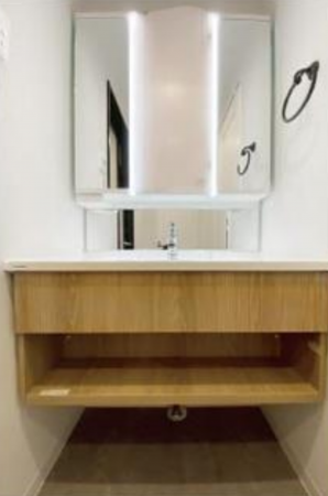 渋谷区東、マンションの洗面画像です