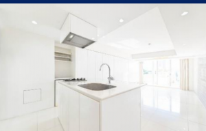 渋谷区桜丘町、マンションのキッチン画像です