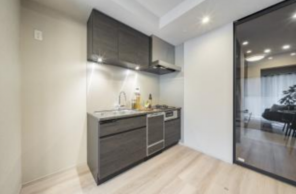 渋谷区渋谷、マンションのキッチン画像です