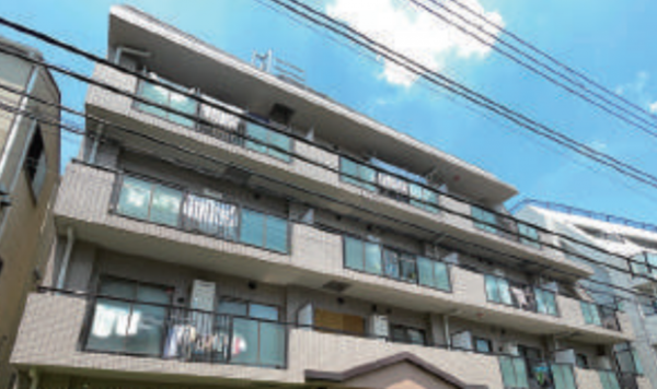 世田谷区、マンションの外観画像です