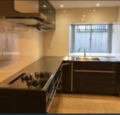 渋谷区神山町、マンションのキッチン画像です