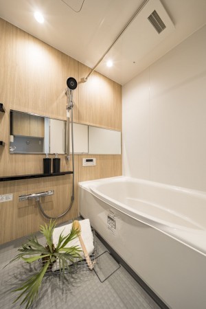 渋谷区猿楽町、マンションの風呂画像です