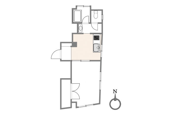 世田谷区、マンションの間取り画像です