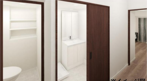 目黒区中目黒、マンションの内装画像です