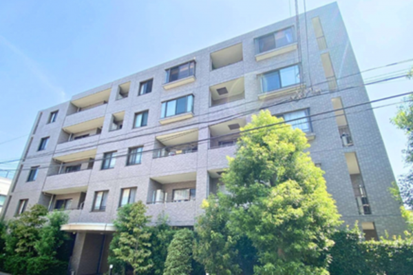 世田谷区、マンションの外観画像です