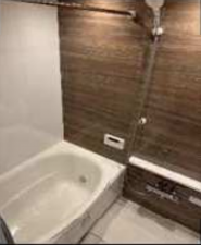 渋谷区代々木、マンションの風呂画像です