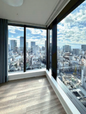 渋谷区宇田川町、マンションの寝室画像です