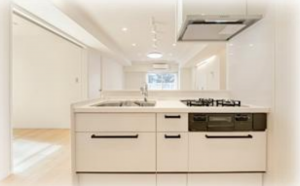 渋谷区代々木、マンションのキッチン画像です