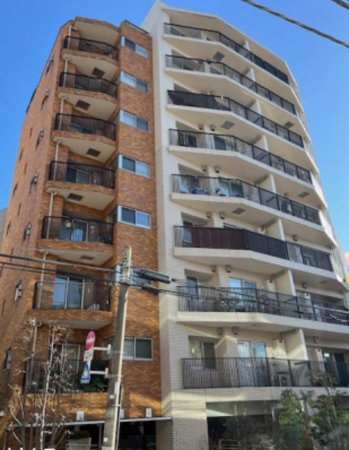 渋谷区桜丘町、マンションの外観画像です