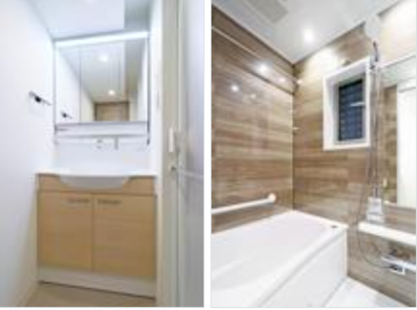 目黒区目黒、マンションの風呂画像です