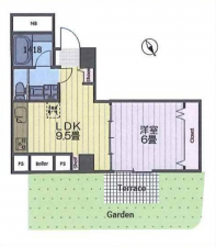 渋谷区元代々木町、マンションの間取り画像です