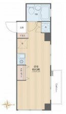 渋谷区代々木、マンションの間取り画像です