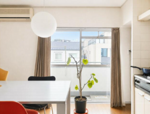 目黒区中目黒、マンションの居間画像です