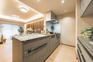 渋谷区東、マンションのキッチン画像です
