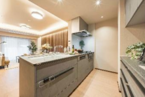 渋谷区東、マンションのキッチン画像です