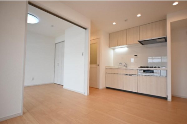 渋谷区代々木、マンションのキッチン画像です