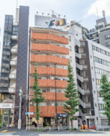 渋谷区恵比寿南、マンションの外観画像です