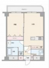 渋谷区幡ヶ谷、マンションの間取り画像です