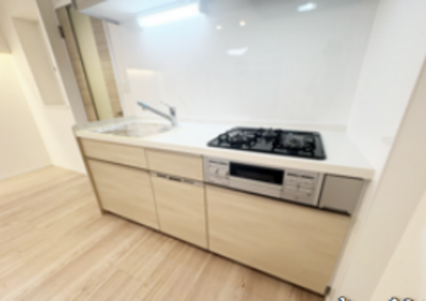 渋谷区千駄ヶ谷、マンションのキッチン画像です