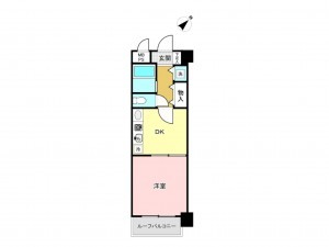 相模原市南区相模台、マンションの間取り画像です