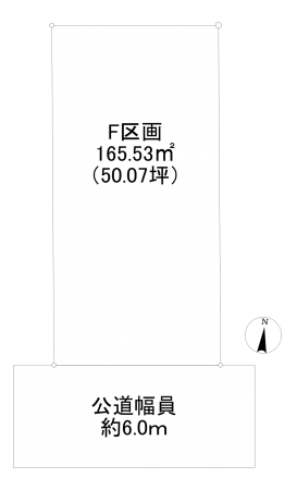 相模原市南区麻溝台、土地の間取り画像です