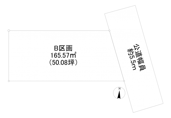 相模原市南区麻溝台、土地の間取り画像です