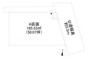 相模原市南区麻溝台、土地の間取り画像です