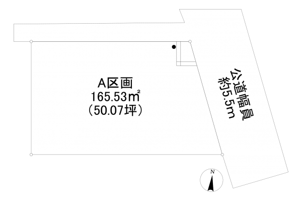 相模原市南区麻溝台、土地の間取り画像です