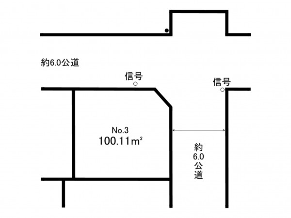 相模原市南区麻溝台、土地の間取り画像です