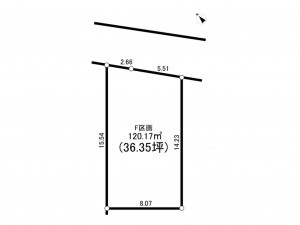 相模原市南区西大沼、土地の間取り画像です