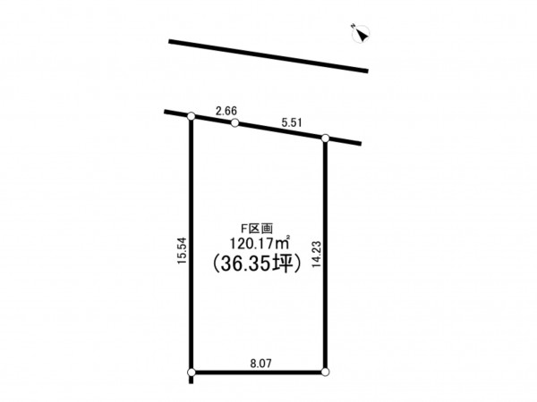 相模原市南区西大沼、土地の間取り画像です