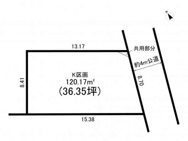 相模原市南区西大沼、土地の間取り画像です