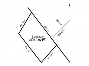 相模原市南区相模大野、土地の間取り画像です
